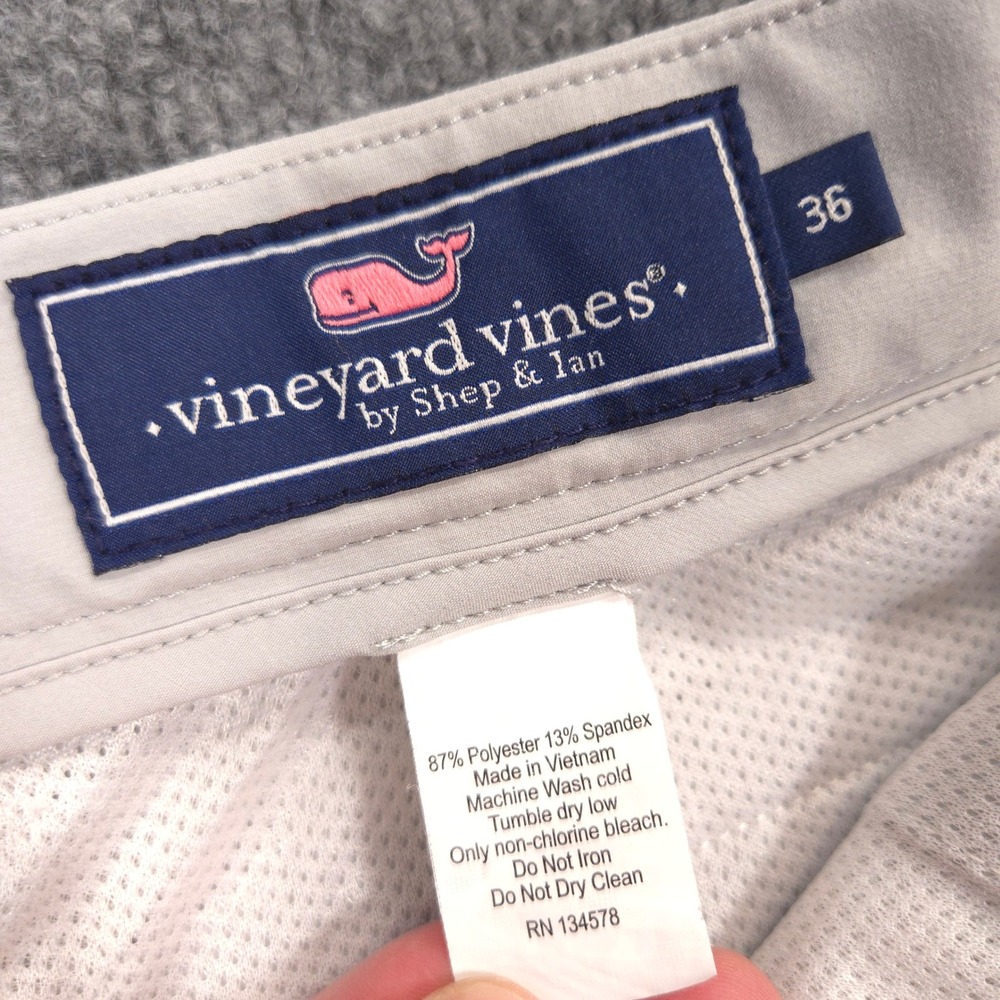 Lot of 3 Vineyard Vines Performance Breaker Shorts Mens 36 Navy Blue Gray Golf - Picture 12 of 14